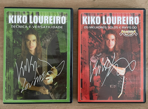 KIKO LOUREIRO キコ 直筆サイン Angra アングラ DVD2枚セット ブラジル直送