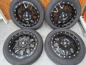 TK-TJ③　XTREME-J 15×4.5J+43 4H-100 ヨコハマＢluEarth 165/60R15 タイヤホイール4本セット　ハスラー　タフト等