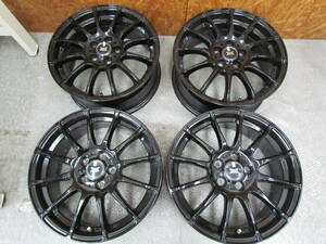 SZ-TJ③16×6.5J＋45　5H-100　ハブ径約5.7cm　4本　SWALLOW　16インチホイール　美品　インプレッサ等