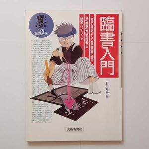 臨書入門　石川九楊編　芸術新聞社　墨1994年12月臨時増刊　☆書道 習字　現代書道 楷書/行書/楷書/かな　　10ろy