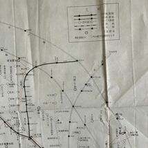 東京急行 電車バス 路線図 昭和32年4月 1957年　発行等詳細不明　50×36cm　S2y_画像3