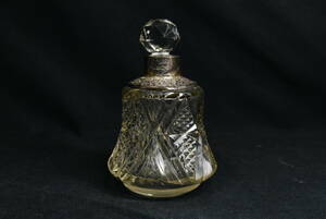 アンティーク　香水瓶　スターリングシルバー　銀925　バーミンガム　