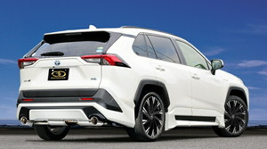 ガナドール RAV4 6AA-AXAH54 マフラー ステンレス製 GVE-043DPO GANADOR Vertex 4WD SUV