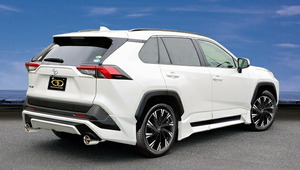 ガナドール RAV4 6BA-MXAA54 マフラー ステンレス製 GVE-042DPO GANADOR Vertex 4WD SUV