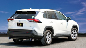 ガナドール RAV4 6AA-AXAH54(E-Four) マフラー テール部のみチタニウム製 GVE-043BL GANADOR Vertex 4WD SUV