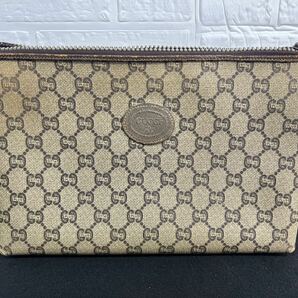 【FS01282000】GUCCI プラス セカンドバッグ クラッチバッグ グッチ オールドグッチ PVC ヴィンテージ の画像1