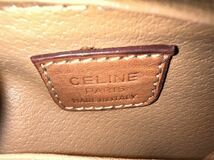 【FS01283000】CELINE セリーヌ ポーチ マカダム ブラウン マカダム柄 レザー PVC セカンドバッグ 小物入れ _画像5