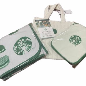 スターバックス 福袋 ピクニックマット トートバッグ マルチケース コーヒー豆引換カード 