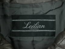 B7/Leilian/レリアン/日本製/キルティング中綿ハイネックコート/ブラウン系/レディース/9サイズ_画像5
