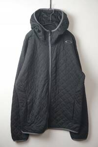 A1/OAKLEY/オークリー/スウェットフルジップパーカー/Enhance Technical Fleece Jacket.QLT 1.0/ 461602JP/キルティングジャケット/XL/黒