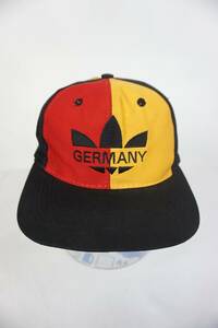 A264/Adidas/アディダス/90S/ドイツ/スナップバック/帽子/キャップ/オールドアディダス/FREE