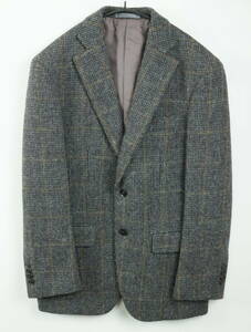 A357/Le Chic LE COLLEZIONI/ルシック/HARRIS TWEED/ハリスツイードウール2Bテーラードジャケット/メンズ/90-78-165-A4サイズ/サイドベント