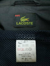 A389/LACOSTE/ラコステ/日本製/ナイロンマウンテンパーカー/ネイビー×ブラック系/メンズ/54サイズ_画像7