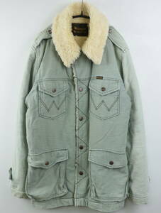 A766/Wrangler Wrange Coat/ラングラー/W9561/コットンデニムランチコート/Gジャン/裏ボア/メンズ/Mサイズ