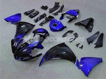 YZF-R1　カウルセット　2012　2013　2014　射出成形高品質ABS　社外品カウル　黒青緑　日本正規代理店出品　YZF　モンスター_画像5