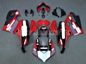 Panigare V4S V4S V4R 2020 2021 Cowl Set Ectemed Mosed Качество ABS Внешний продукт Black Red Япония