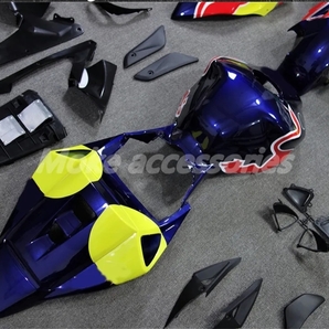 CBR1000RR SC57 カウルセット 2004 2005 射出成形高品質ABS 社外品カウル 黄赤紺 日本正規代理店出品 CBR レッドブルの画像5