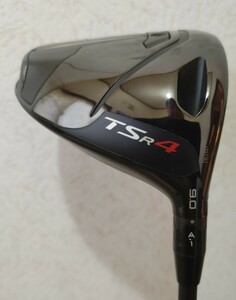 ◆【良品】タイトリストTitleist　TSR4　ドライバー　9度　Tour　AD　IZ　6S　カバー付き