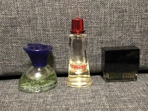 【ミニチュア香水】GUCCI ENVY、サン オードプァルファム、ファロス オーデトワレの3本セット