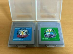 【送料160円】ポケットモンスター 緑/青 2本セット ゲームボーイ/GAMEBOY