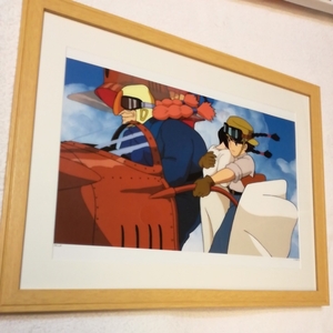 Art hand Auction ¡Súper raro! Studio Ghibli Castillo en el cielo [Artículo enmarcado] Póster Pintura para colgar en la pared con caja Ghibli Postal Calendario Ghibli Hayao Miyazaki a, historietas, productos de anime, otros
