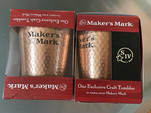 【2798.メーカーズマーク Maker'sMark CRAFT BOURBON クラフトタンブラー２個セット】