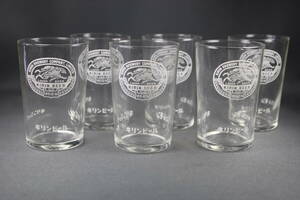 キリンビール　キリンジュース　KIRIN　BEER　LAGER　BEER　ガラス　グラス　ロゴマーク入り　６客　未使用保管品