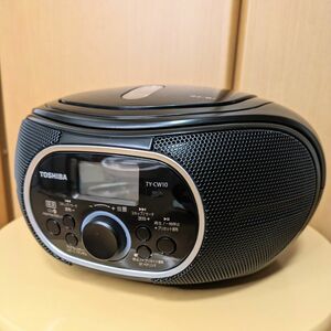 東芝CDラジオ Bluetooth搭載 横型コンパクト TY-CW10(K) ブラック　ジャンク