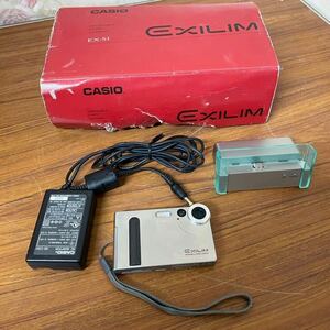 CASIO カシオ EXILIM EX-S1＋CA-20 充電器・ACアダプター★SYSTEM ERRORジャンク★INZ1013