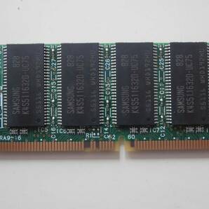 SO-DIMM PC133 CL3 144Pin 512MB SAMSUNGチップ ノート用メモリの画像2