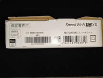 【新品未使用】Speed Wi-Fi 5G X11 モバイルルーター_画像2