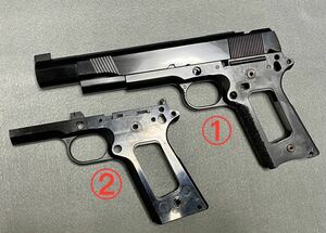 【ジャンク・クラックあり】送料無料 MGC ガバメント M1911 GM5 モデルガン 樹脂製 スライド フレーム ピンガン クラーク ボーリングピン