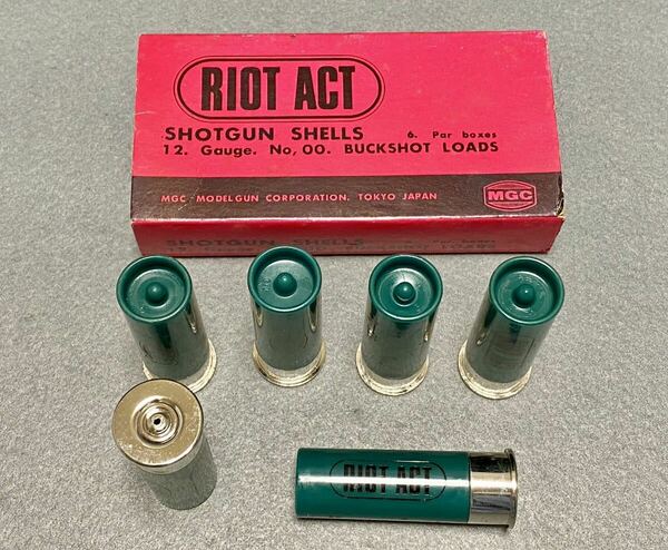 未発火 MGC M31 金属 モデルガン ショットシェル カートリッジ レミントン ライアット ショットガン M31-RS2 RIOT Rem.31-RS2 カート m97