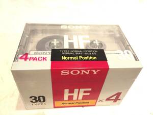 ■11215■未使用■4本パック SONY HF 30 30分 ソニー 4HF30 カセットテープ