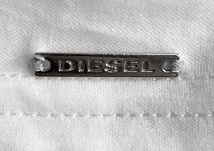 定価10,780円DIESELディーゼルT-DIEGO-PKT-55スーピマコットンDSLロゴスマイル TシャツWHITE joggKROOLEYprojectグレンマーティンス_画像7