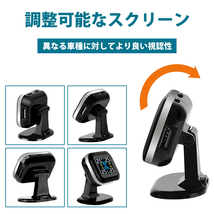 タイヤ空気圧監視システム ミニ TPMS コンパクト カラーディスプレイ 空気圧センサー カローラクロス_画像8