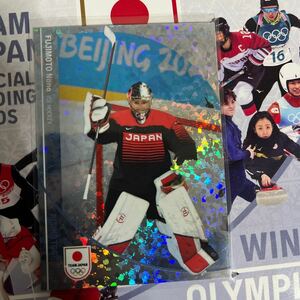 【藤本那菜】エポック 2024 TEAM JAPAN オフィシャルカード WINTER OLYMPIANS [レギュラー/ホログラムC] 30枚限定 
