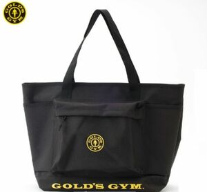 即決 ゴールドジム GOLD’S GYM トートバッグ 36×58×20 新品タグ付き