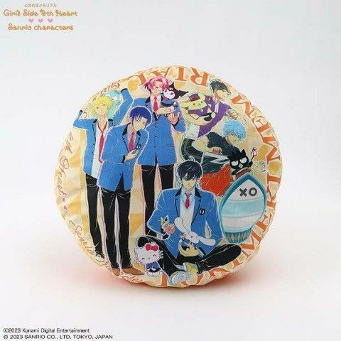 即決 ときめきメモリアル Girl’s Side 4th Heart×サンリオキャラクターズ フロアクッション 45×45 新品