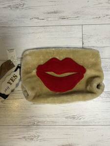 choosy chu large lip boa second bag tag attaching 34×22×9 piece ... eyes .....