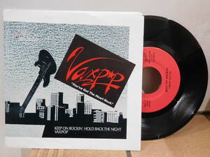 ○VAXPOP/KEEP ON ROCKIN'／HOLD BACK THE NIGHT EPレコード　F.B.O-01