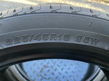 バリ山！美品！B.S REGNO GR-X2 225/45R18 2本 2021年 9週_画像5