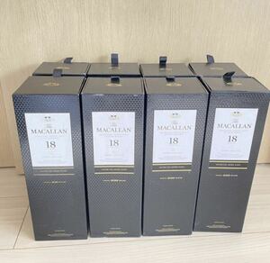 マッカラン18年 MACALLAN シェリーオークカスク空瓶 箱付き　8本