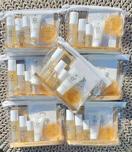 KINKA gold . Gold starter set . one travel cleansing lotion nano soap ..... paper unused storage goods summarize face lotion ②