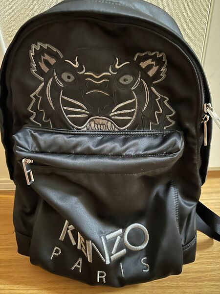 KENZO バックパック ブラック ナイロン ケンゾー BLK リュックタイガー