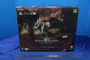 T3040★★同梱不可★★PS4 本体 PlayStation4 Pro モンハン MONSTER HUNTER WORLD LIOLAEUS EDITION 訳あり