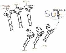 イグニッションコイル レクサス GS460 430 350 UZS190 90919-02230 90080-19027 90919-02249 出荷締切18時_画像5