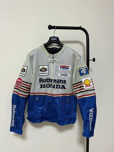  D13未使用 ロスマンズ Rothmans　ホンダ　メッシュライダースジャケット　 XLサイズ NSR CBR VFR 