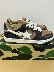 未使用品 A BATHING APE アベイシングエイプ BAPE SK8 STA スニーカー 箱 保存袋あり24.5cm