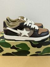 未使用品 A BATHING APE アベイシングエイプ BAPE SK8 STA スニーカー 箱 保存袋あり24.5cm_画像1